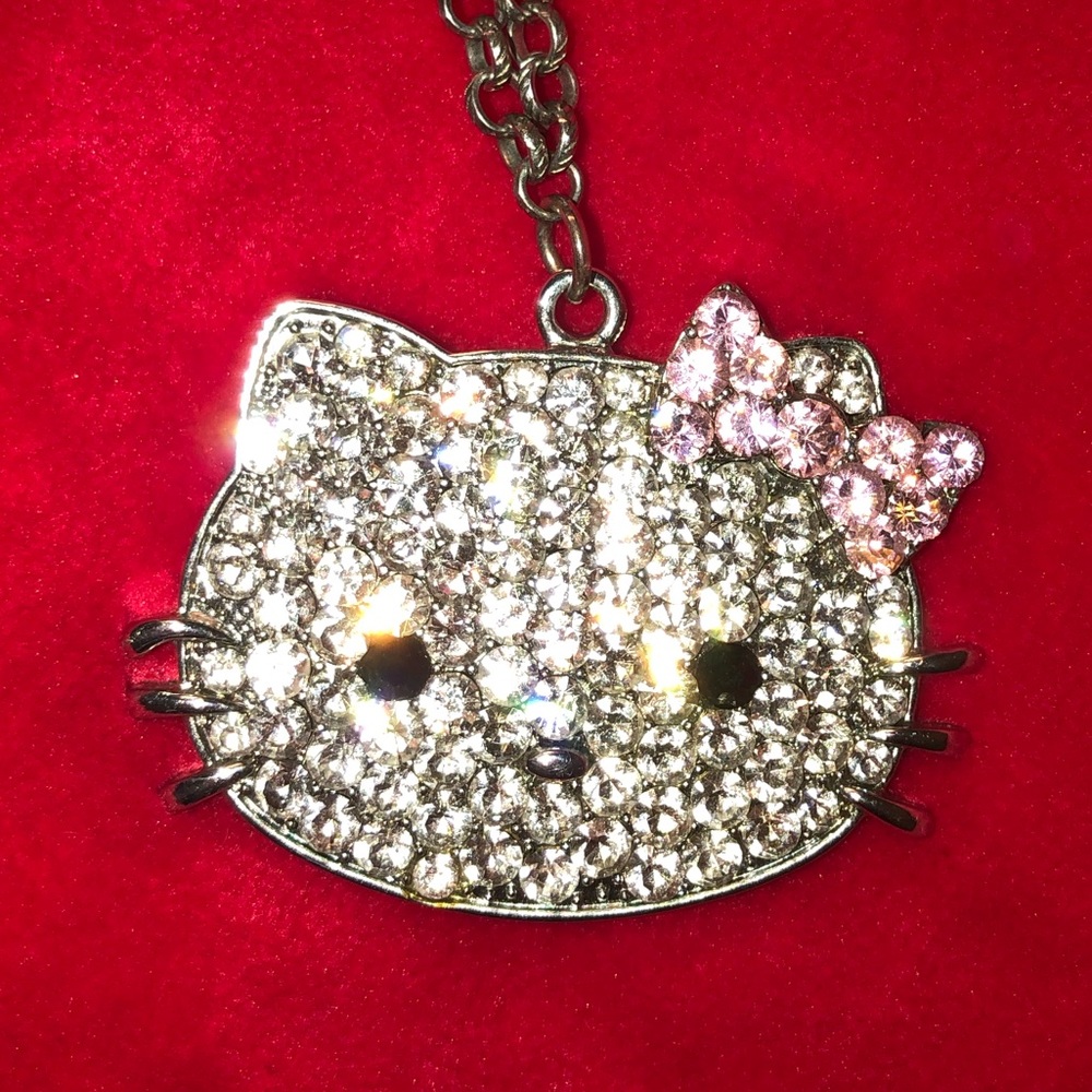 Hello Kitty Rhinestone Necklace